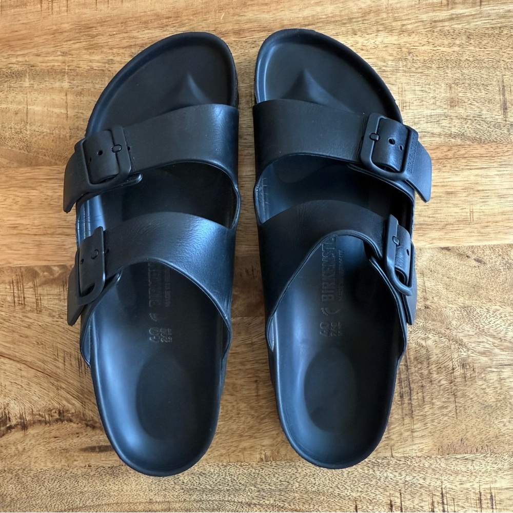 Birkenstock Arizona Black Slide Sandals